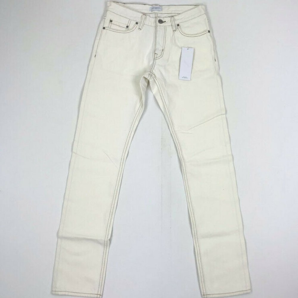 Saturdays NYC Mens Jeans Slim Fit Luke Denim Off